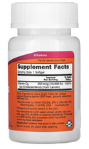 Now Foods Highest Potency Vitamin D-3 10000 IU 120 Softgels Bones Structural