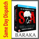 Sons of Anarchy Complete Seasons Series 1 2 3 4 & 5 Blu ray Box Set 1-5 not DVD