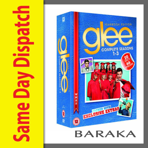 THE GLEE COMPLETE SEASON 1, 2 & 3 COLLECTION DVD BOX SET 20 DISCS 1 - 3 NEW