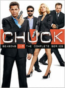 CHUCK: COMPLETE SERIES SEASONS 1 2 3 4 5 DVD BOX SET 23 DISCS 1 - 5 NEW