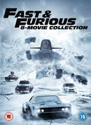 Fast and Furious Complete 1 2 3 4 5 6 7 8 DVD Box Set R2 The Fate of the Furious
