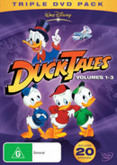 Ducktales volume 1, 2 & 3 DVD R4 Triple DVD pack New sealed