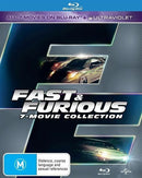 Fast and Furious Complete 1 2 3 4 5 6 7 Blu Ray Box Set RB The fast The Furious