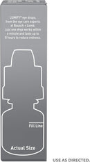 LUMIFY Bausch + Lomb Eye Drops for Red Eyes, Redness Reliever for Brighter Looking Eyes, Works in 1 Minute & Lasts Up to 8 Hours, Eye Drops, 0.25 Fl Oz (7.5mL)