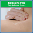Salonpas Lidocaine Plus Pain Relieving Cream, 3 oz Muscles Sprains Bruises Back Pain Relief