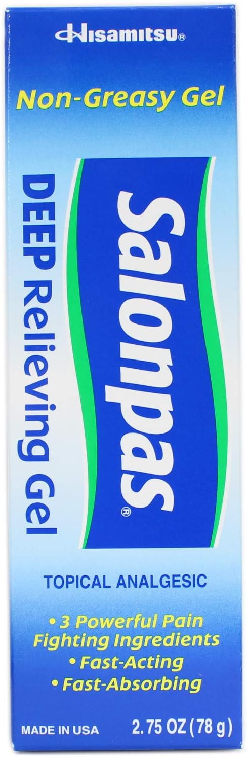 Salonpas Deep Relieving Gel 78g Muscles Sprains Bruises Back Pain Relief