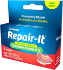 DENTEMP Repair-it Denture Repair Kit Broken Cracked Loose Teeth Dental D.O.C