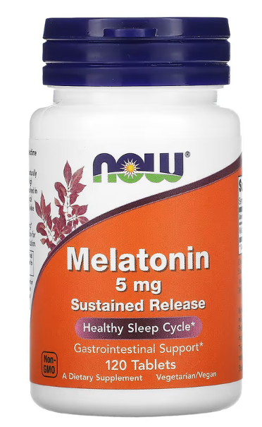 NOW Foods, Melatonin, 5 mg, 120 Tablets
