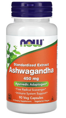 Ashwagandha NOW FOODS 450 mg, 90 Veg Capsules Essential Mineral
