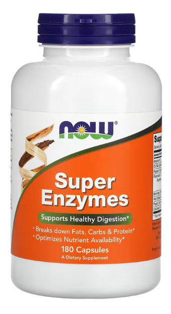 NOW Foods, Super Enzymes, 180 Capsules