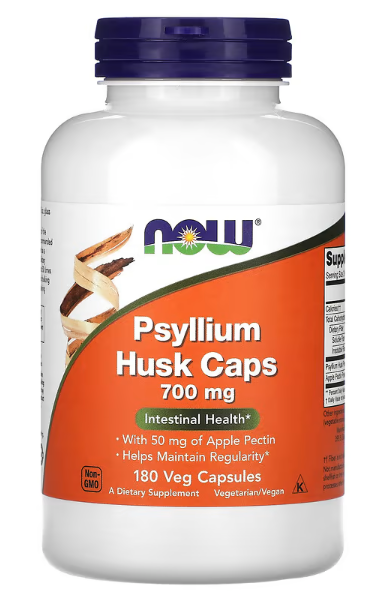 NOW Foods, Psyllium Husk Caps, 700 mg, 180 Veg Capsules