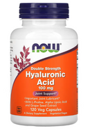 NOW Foods, Hyaluronic Acid, Double Strength, 100 mg, 120 Veg Capsules