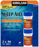 Kirkland Signature Sleep Aid Doxylamine Succinate 25 Mg 2 Bottles X 96 Tablets