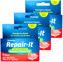 Dentemp Repair Kit - Repair-It Advanced Formula Denture Repair Kit Pack of 3