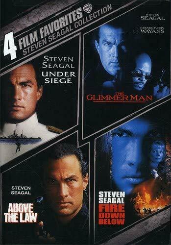Steven Seagal 4 film Favorites DVD Above the Law Fire Down Below Glimmer Man