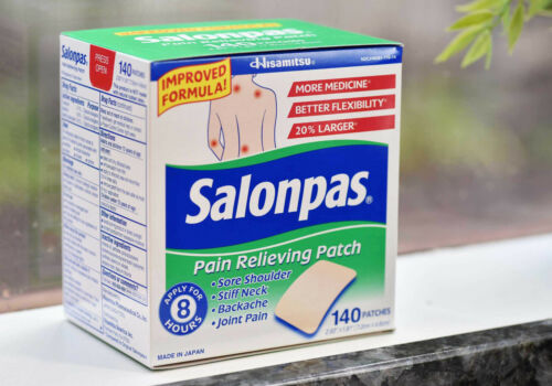 Salonpas Patch Hisamitsu Pain Relieving Made in Japan 14 pks 280 Patches 7.2x4.6