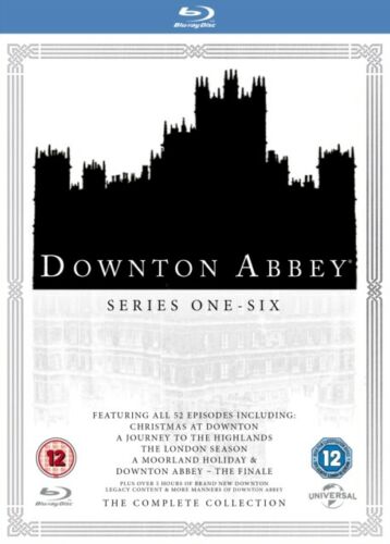 DOWNTON ABBEY SEASON SERIES 1+2+3+4+5+6+all Christmas Special blu ray Box Set RB