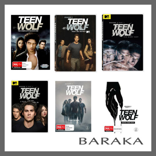 Teen Wolf SERIES COMPLETE SEASONS 1, 2, 3, 4, 5 part 1 NEW DVD SET R4