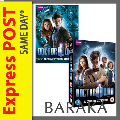 DOCTOR Dr WHO Complete 5th & 6th BBC Series Season 5 & 6 DVD Sets New