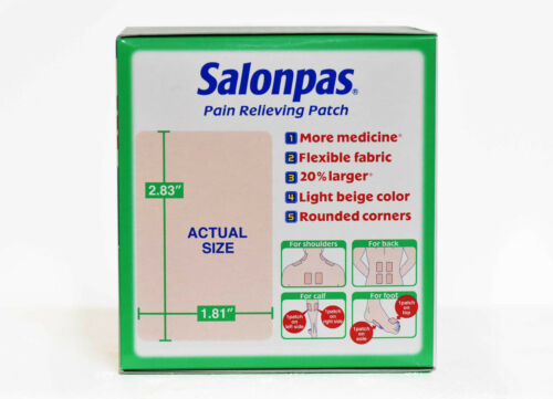 Salonpas Patch Hisamitsu Pain Relieving Made in Japan 2 packs 40 Patches 7.2x4.6