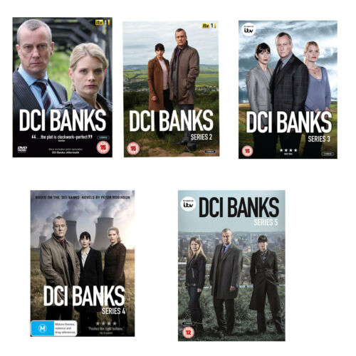 DCI Banks Series Season 1, 2, 3, 4 & 5 DVD Set New & Sealed R4