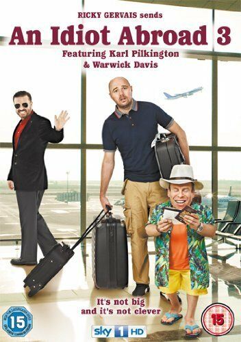 AN IDIOT ABROAD 3 SEASON Series 3 DVD R4 Karl Pilkington