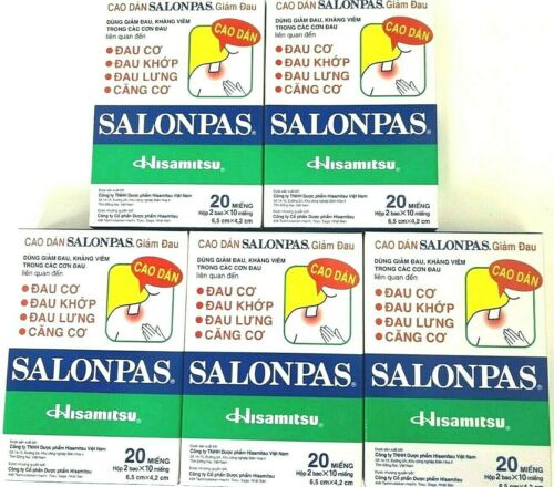 Salonpas Patch Hisamitsu Pain Relieving for Arthritis, Muscle, Backache, Joint