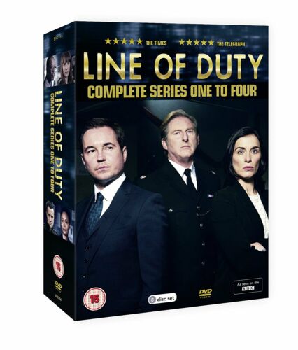 Line Of Duty Series season 1, 2, 3 & 4 DVD Box Set new & sealed R4