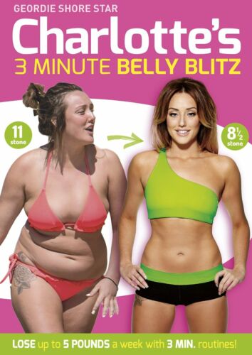 Charlotte Crosby's 3 Minute Belly Blitz DVD R4 Fitness Geordie Shore Star "sale