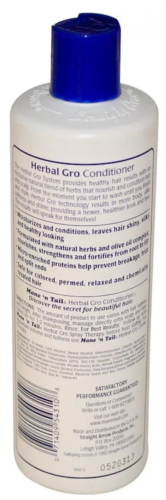 MANE 'N TAIL Herbal Gro Shampoo Condition herbs olive oil Fizzy split ends break