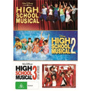 High School Musical 1, 2 & 3 movie collection DVD R4 Disney
