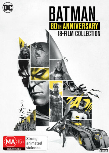 Batman 80th Anniversary 18 Film Animated Collection DVD Box Set R4