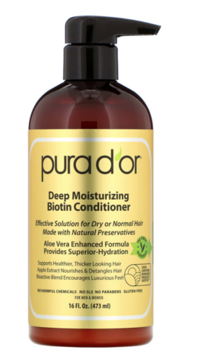 Pura D'or Pura Dor Hair Deep Moisturizing Biotin Conditioner Natural Organic