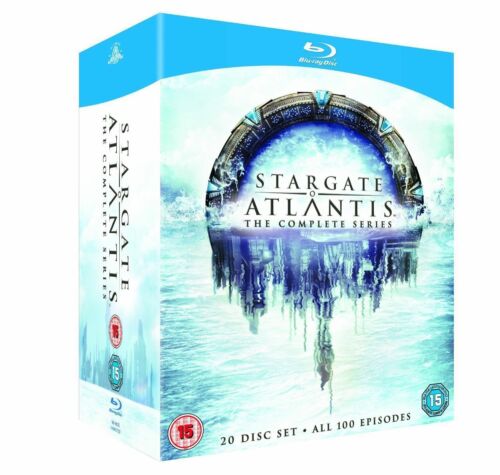 Stargate Atlantis Complete Season 1, 2, 3, 4 & 5 Blu-ray Box Set RB not a DVD