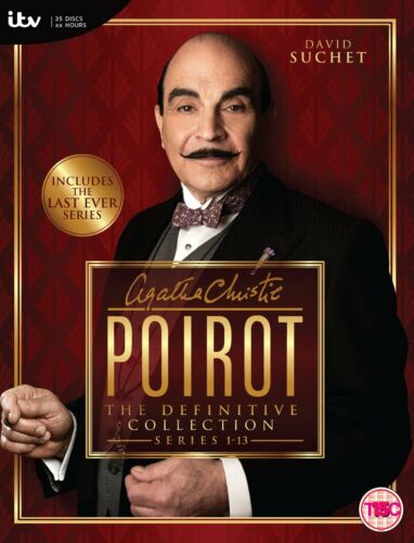 Agatha Christie's Poirot The Definitive Collection Series 1-13 DVD Box Set SALE