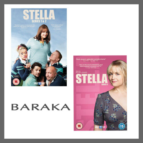 Stella Series season 1, 2 & 3 DVD Box Set Region 4/Aus New Ruth Jones