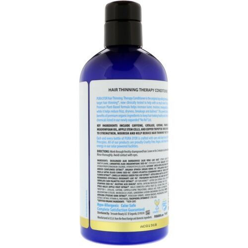 Pura D'or Pura Dor Hair Thinning Therapy Conditioner Natural Organic Ingredients