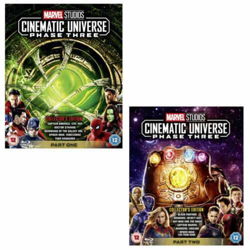 Marvel Cinematic Universe Phase 3 (Part 1 & 2) Collector's Edition Blu ray RB