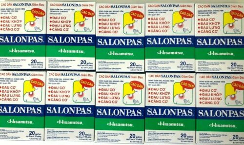 Salonpas Patch Hisamitsu Pain Relieving for Arthritis, Muscle, Backache, Joint