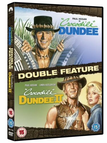 Crocodile Dundee 1 & 2 II DVD Set Paul Hogan R2 New