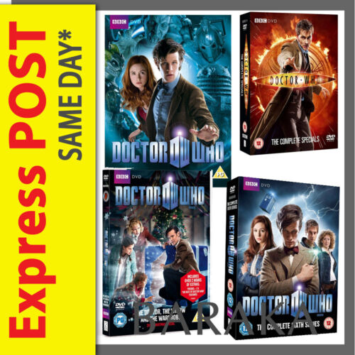 DOCTOR Dr WHO 5th & 6th + all Specials + Christmas Series Season 5 & 6 DVD Sets