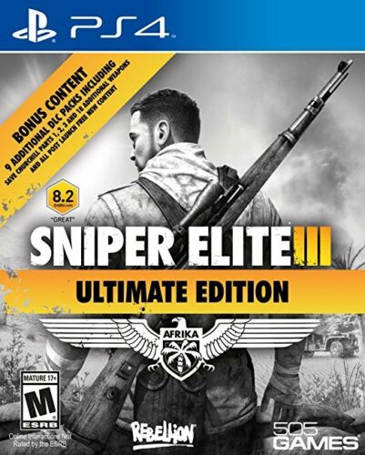 Sniper Elite III Untimate Edition Five PS4 Games Sony Playstation 4 New