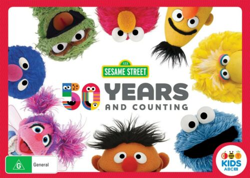 Sesame Street 50th Anniversary Box Set (DVD, 2019, 4-Disc Set) R4