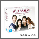 WILL & AND GRACE Complete Seasons Series 1 2 3 4 5 6 7 8 DVD BOX SET R4 Boxset