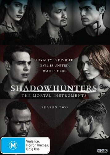 Shadowhunters : Season 2 (DVD, 2019, 4-Disc Set) R4