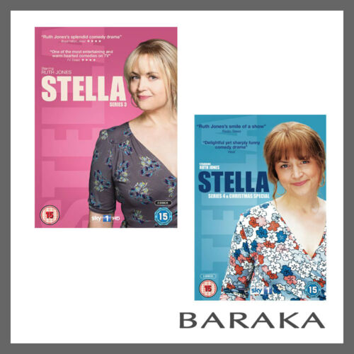 Stella Series Season 3 & 4 Plus Christmas Special DVD R4 New & Sealed Ruth Jones