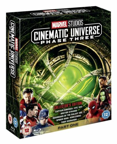 Marvel Cinematic Universe Phase 3 Part 1 Collector's Edition Blu ray RB