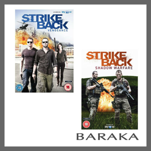 Strike Back Vengeance & Shadow Warfare Season 3 & 4 DVD New Chris Ryan