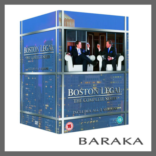 BOSTON LEGAL Complete TV Series 1 2 3 4 & 5 DVD Box Set 1-5 R2 "Clearance"