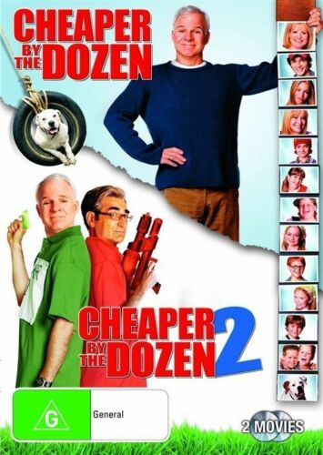 Cheaper By The Dozen / Cheaper By The Dozen 2 (DVD, 2009, 2-Disc Set) R4